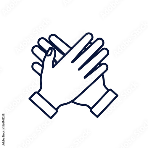 Hands clapping in applause, showing appreciation and support