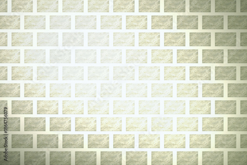 スポットライトがあたる大理石風レンガのテクスチャ背景　緑 