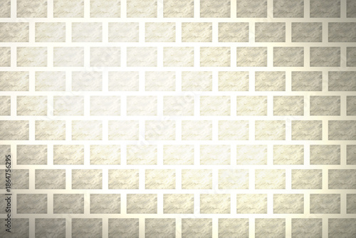 スポットライトがあたる大理石風レンガのテクスチャ背景　茶色 