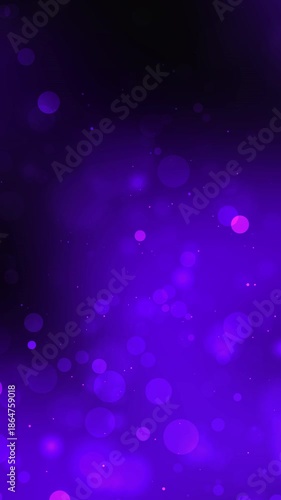 Abstract Purple Bokeh Background for Creative Branding Used in Modern Digital and Night Event Design