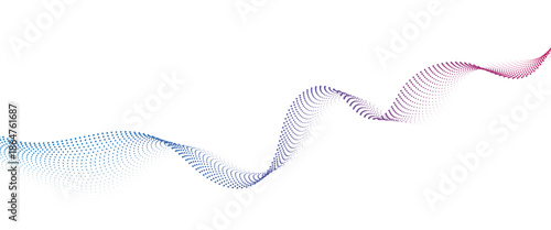 	
Flowing Dot Wave halftone gradient pattern on transparent background	
