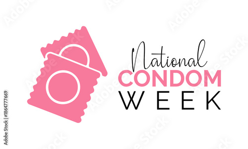 National Condom Week promotes awareness about safe practices, responsible choices, and sexual health education. Design for banner, cards, prints, social media, poster, flyer and background design.