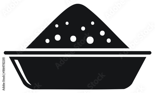 Bowl Full of Granulated Ingredient Cooking Baking Preparation