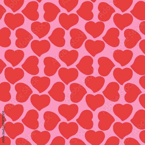 seamless pattern with hearts