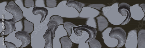 Illustration unusual drawing interesting abstract brown-yellow background vector eps10,