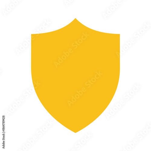 Yellow Shield Icon
