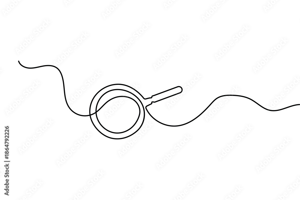 Fototapeta premium Healthy fruit food icon continuous line art for minimalist vector design on white background