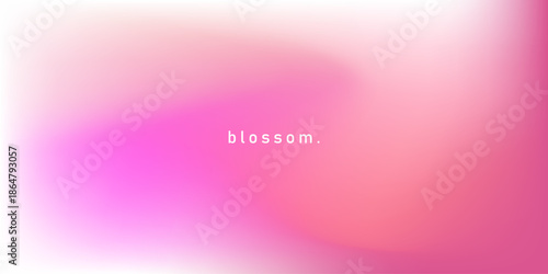 Soft pink gradient background, spring blooming gradient background. Design for banner, poster, presentation, flayer, brochure.