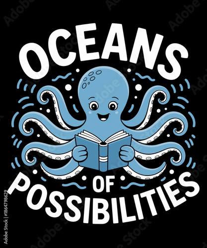 Oceans of Possibilities Octopus Reading Book Bookworm Reader