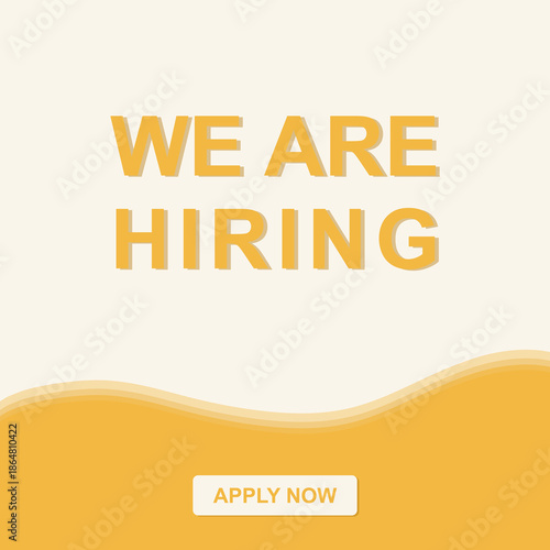 background design we are hiring