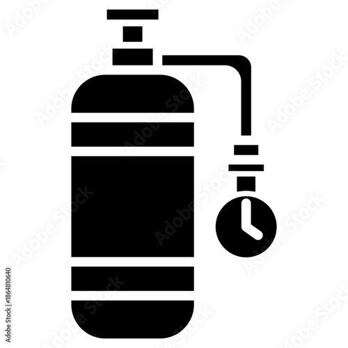 Oxygen Tank glyph icon