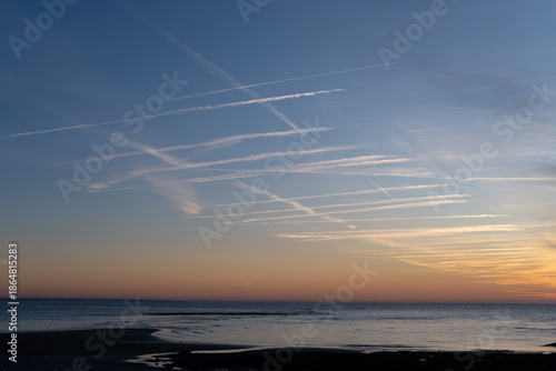 Lever de soleil à l'Ile-Tudy dans le Finistère Bretagne