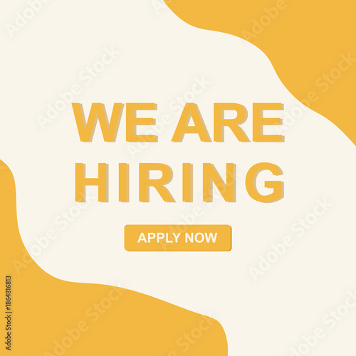 background design we are hiring