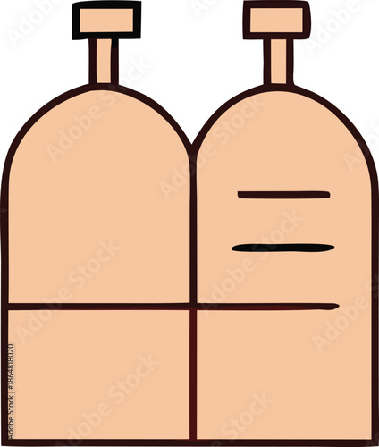 Two tablets with inscription Vector