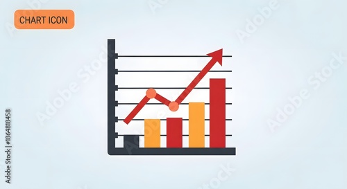 Chart icon showing growth trend