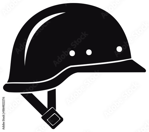 Protective helmet silhouette safety headgear for outdoor activities