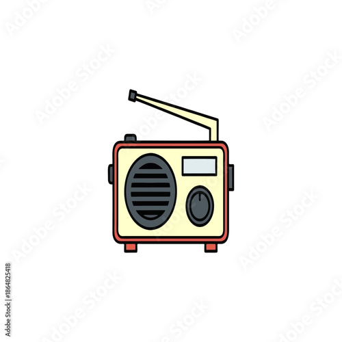 old retro radio