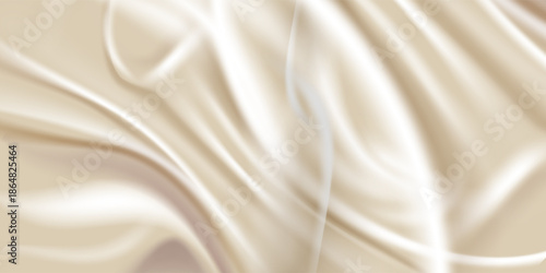 Smooth elegant golden silk can use as wedding background. In Sepia toned. Retro style