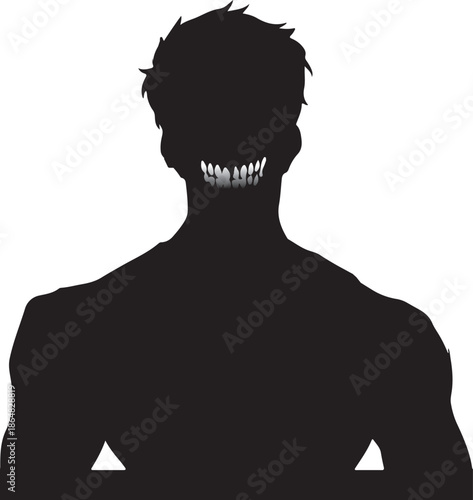 silhouette of a man