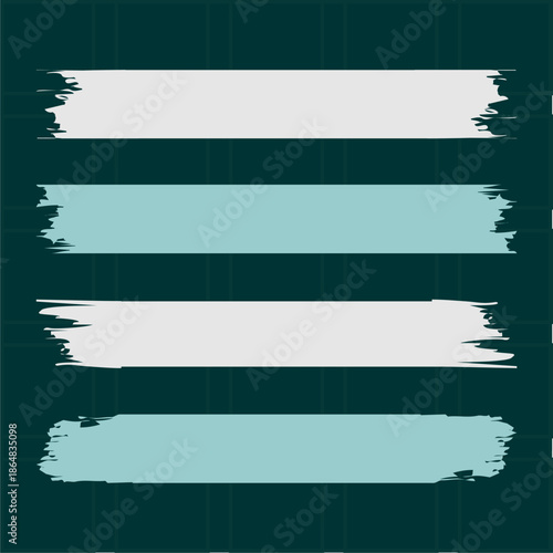Set of torn paper pieces vector