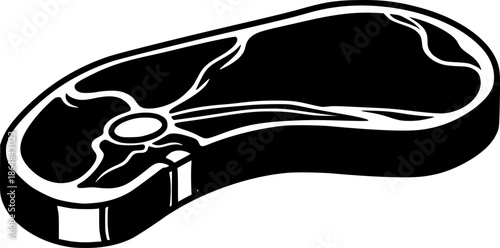 Meat Food Vector Illustration Icon Set