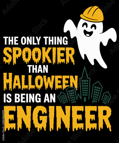 Funny Civil Engineer Halloween Ghost Electrical Engineer