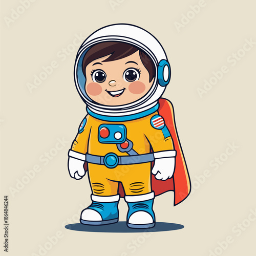 The little cartoon space hero happily defends the entire galaxy with immense courage and impressive speed.