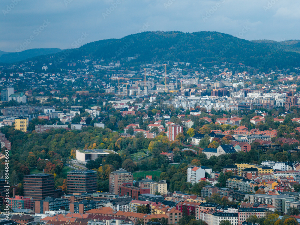 Fototapeta premium Norwegian city and capitol Oslo