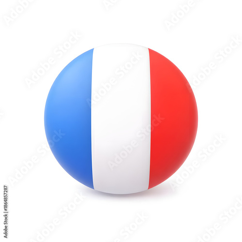 3D Circular France Flag on a White Background Free Download 3D Circular France Flag on a White Background - GFXLoad