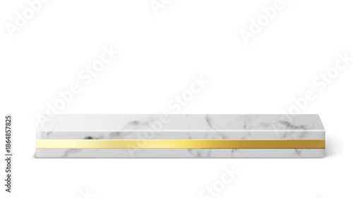 Marble and gold desk name plate or business card holder