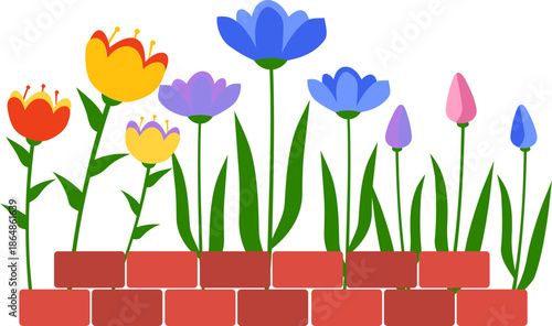 Spring Flowerbed Icon