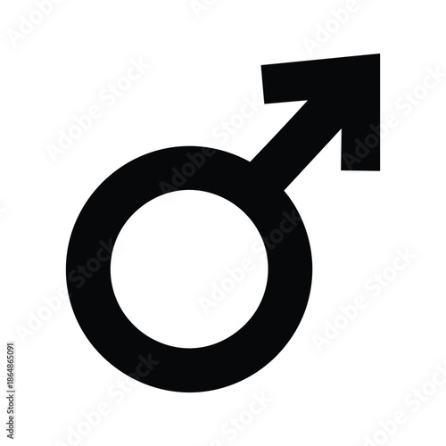 Male gender symbol icon