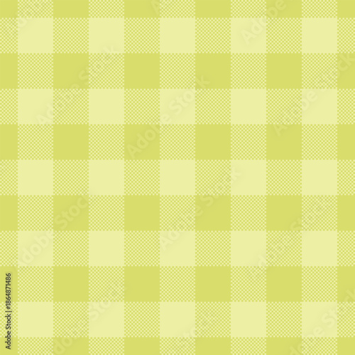 Duvet pattern texture tartan, front plaid vector fabric. Scrap background check seamless textile in lime color.