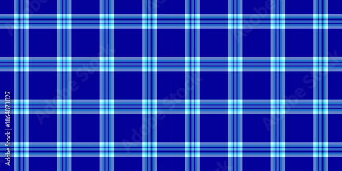 Diwali background seamless plaid, international pattern tartan fabric. Sample vector texture textile check in blue and indigo colors.