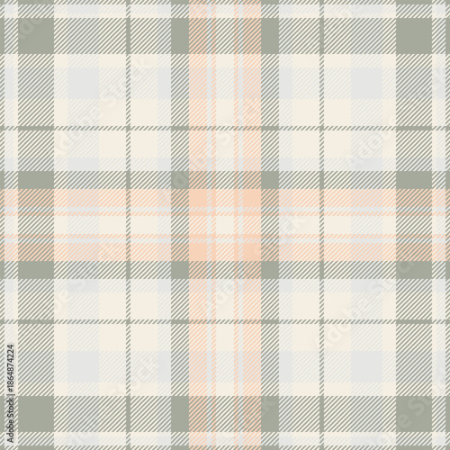 Hounds background vector texture, random plaid check tartan. Argyle pattern fabric seamless textile in linen and pastel colors.