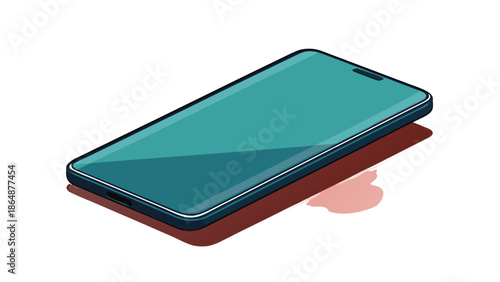 distinct mobile phones showcasing various designs and features..eps