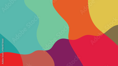 Fashion illustration of  red shoes and legs on a gold wallpaper background with a decorative banner design