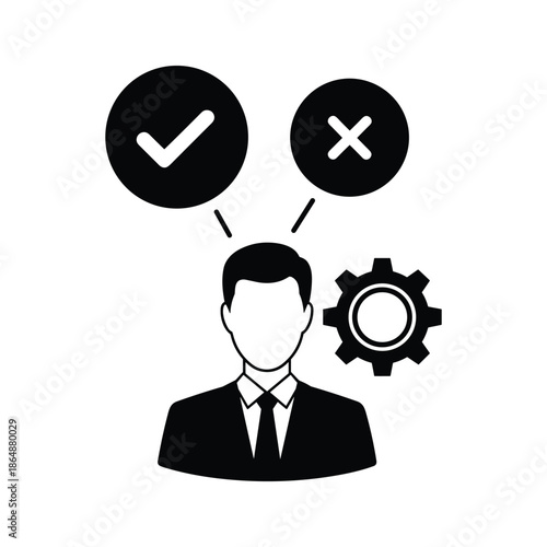 Making decision with right or wrong choice