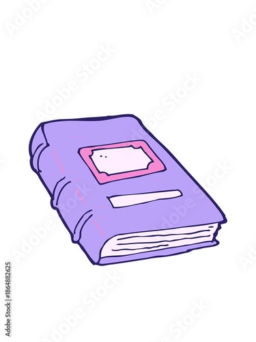 Wallpaper Mural bobbing motion animation of cartoon old book Torontodigital.ca