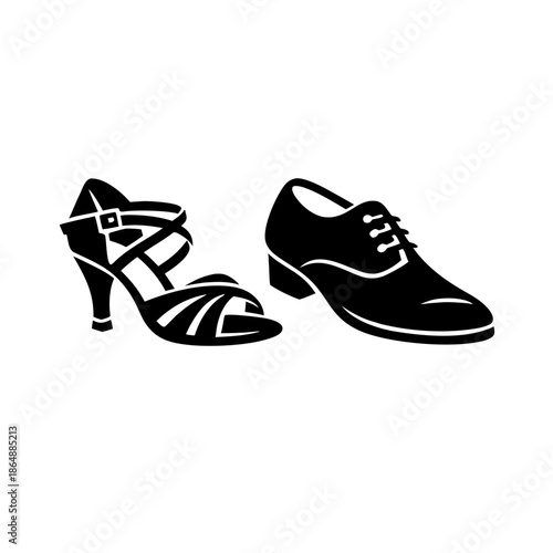 Ballroom Dance Shoes Set Icon