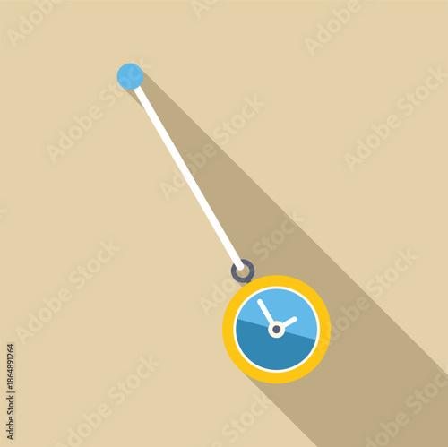 Pocket watch swinging like a pendulum, representing hypnosis and time