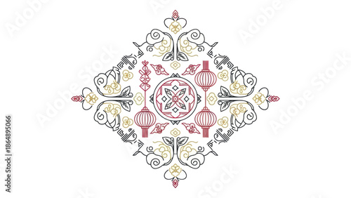 Intricate Celtic Knotwork Design Pattern.