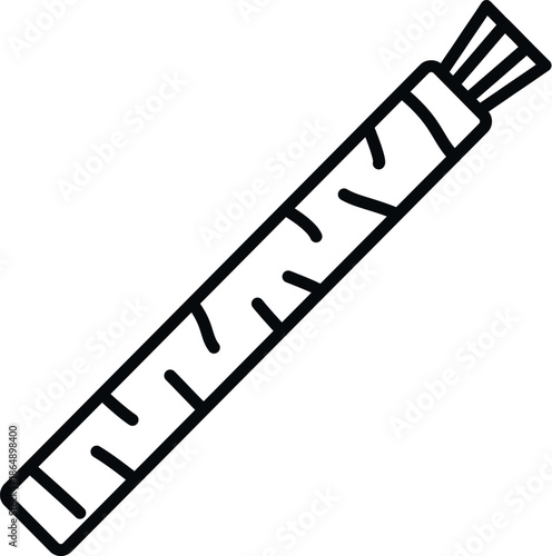 Miswak, also known as siwak or a chewing stick, representing natural dental hygiene