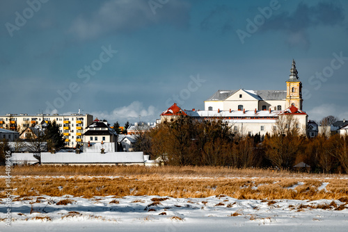 The town of Krasnystaw in Poland, a historic church