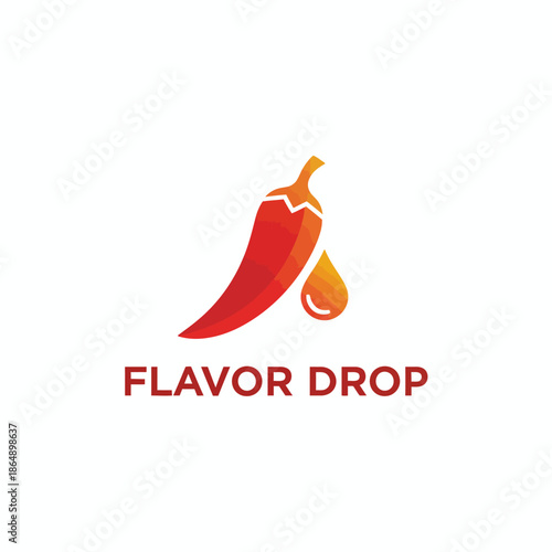 Flavor Drop Spicy Chili Pepper Oil Logo