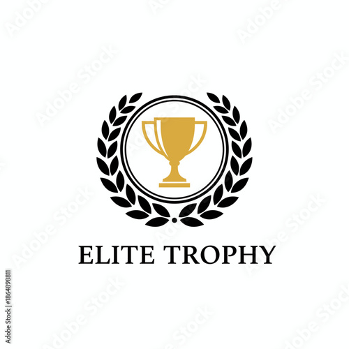 Elite Trophy Championship Award Victory Logo