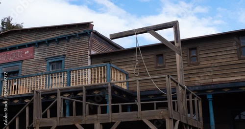 Wallpaper Mural Sunset by The Gallows at an Old Far West Town Torontodigital.ca