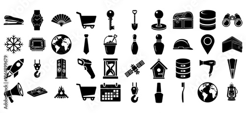 Comprehensive Vector Illustration Icons Set