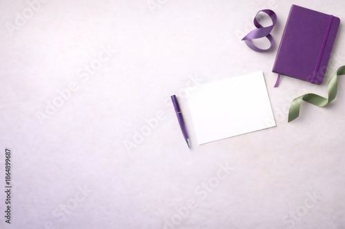 International women's day blank card and stationery