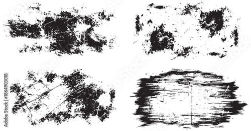 Grunge texture backgrounds with black and white abstract effects